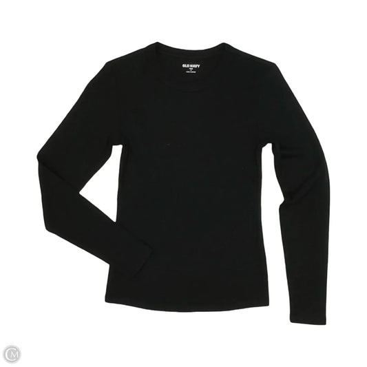 Top Long Sleeve By Old Navy In Black, Size: S