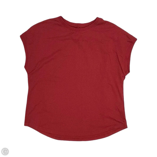 Top Short Sleeve By Cmf In Red, Size: L