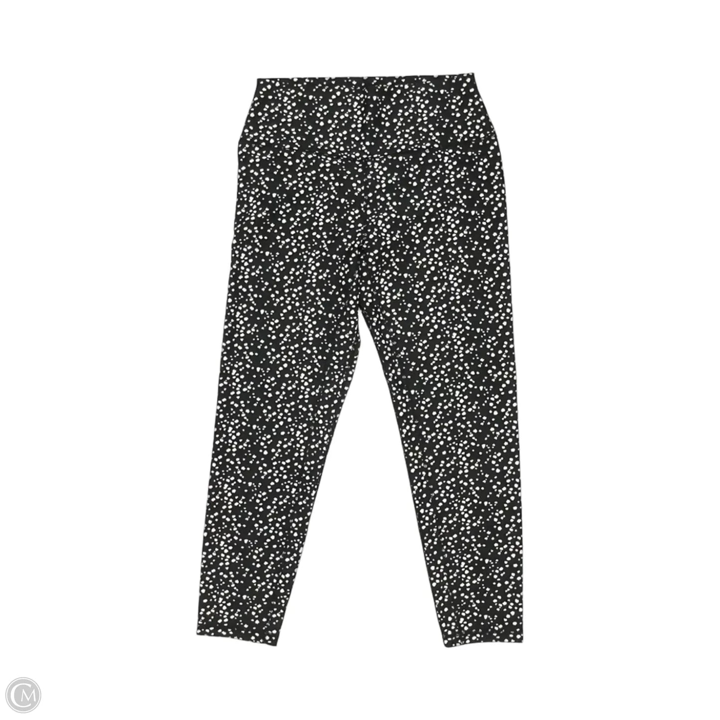 Athletic Leggings By Clothes Mentor In Black & White, Size: M