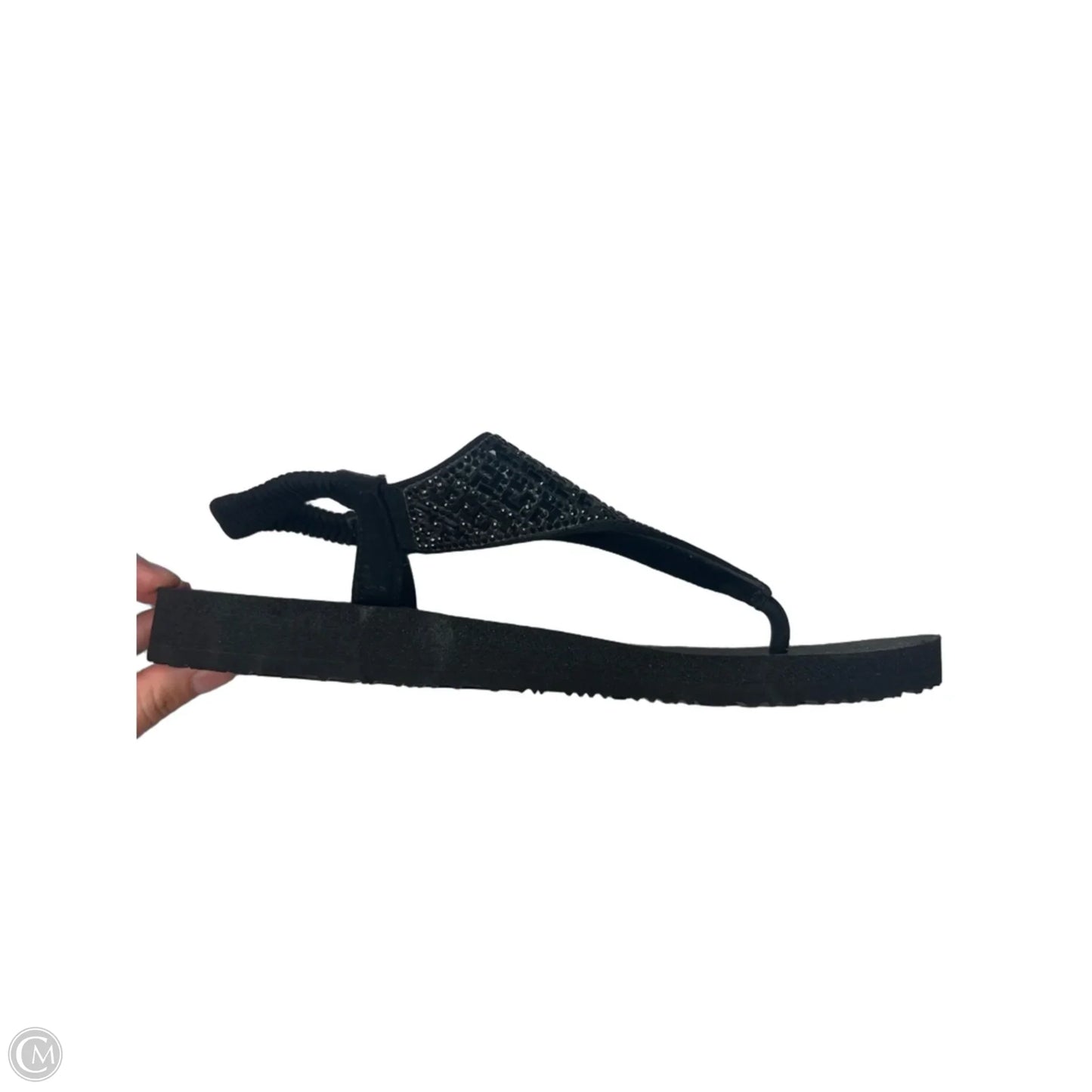 Sandals Flats By Skechers In Black, Size: 9