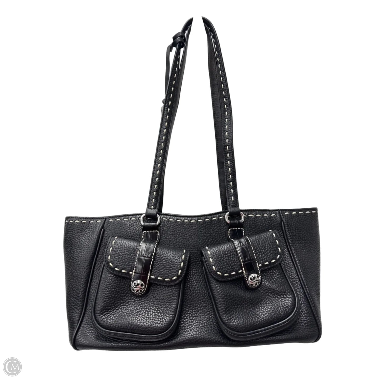 Handbag Leather By Brighton, Size: Medium