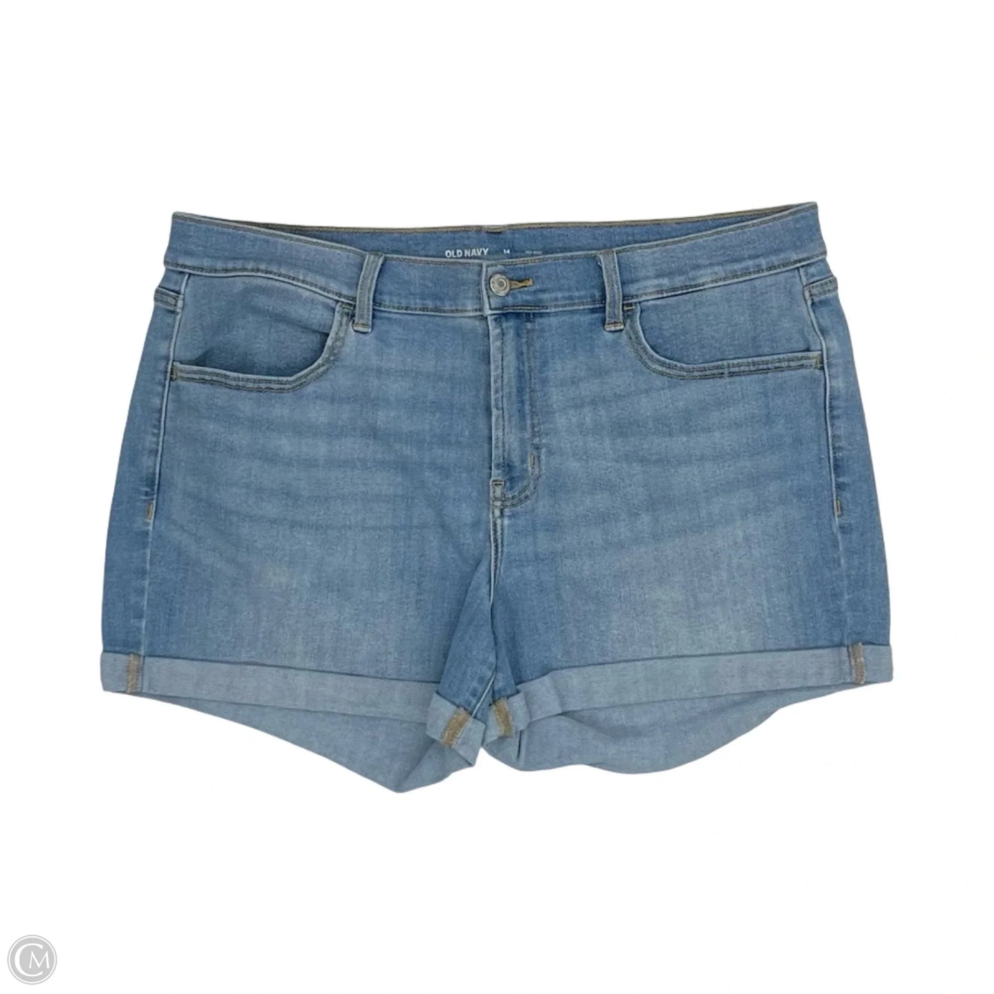 Shorts By Old Navy In Blue Denim, Size: 14
