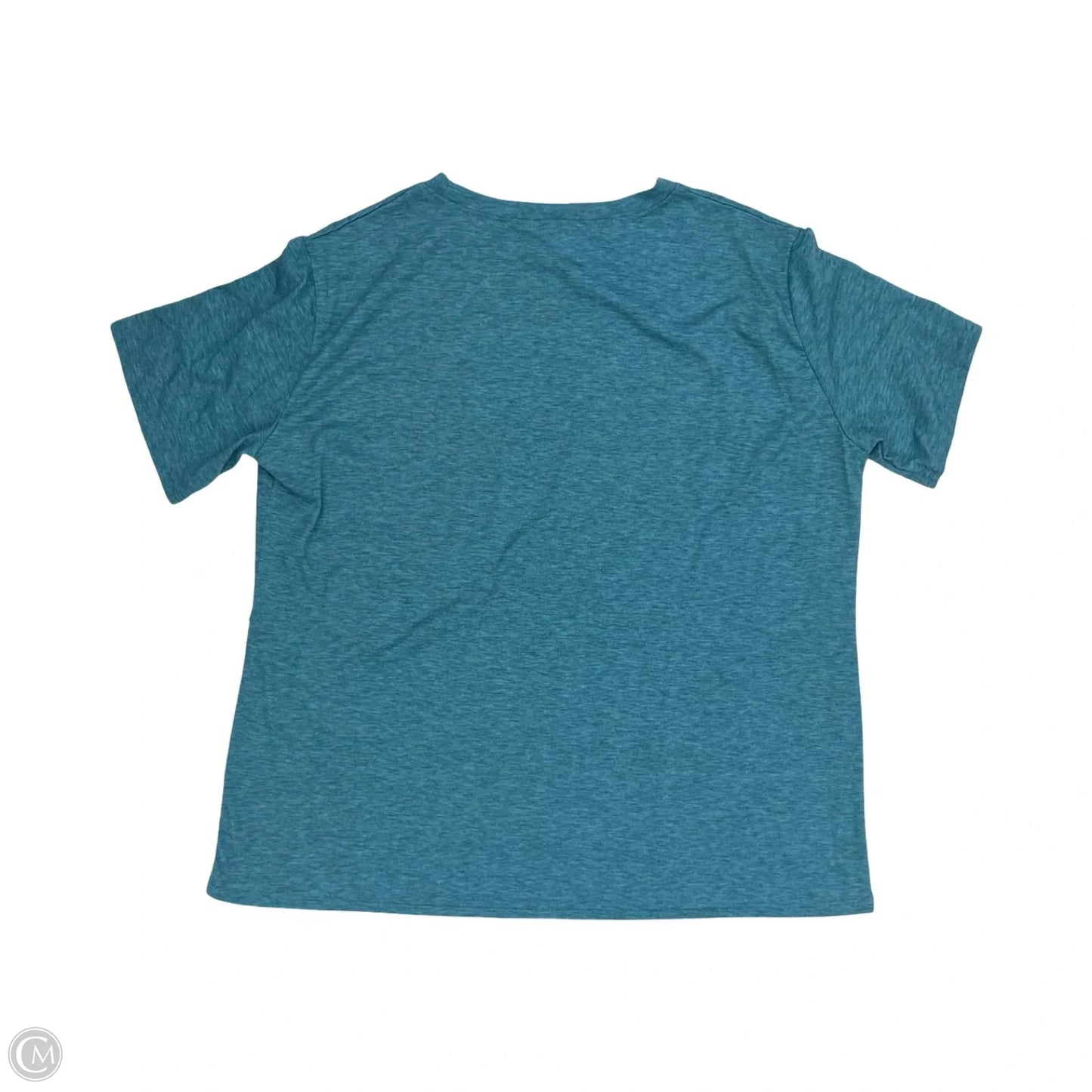 Top Short Sleeve By Cmf In Blue, Size: Xxl