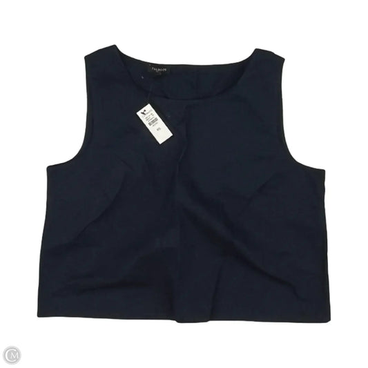 Blouse Sleeveless By Talbots In Navy, Size: Sp