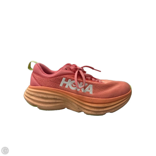 Shoes Athletic By Hoka In Orange, Size: 8