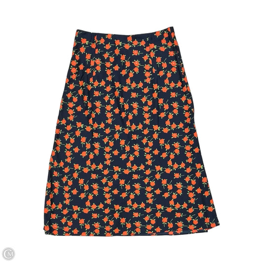 Skirt Midi By J. Crew In Floral Print, Size: M