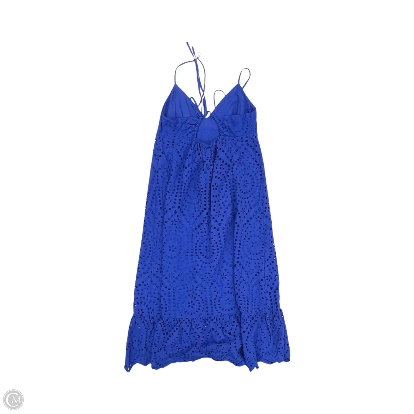Dress Party Midi By H&m In Blue, Size: L