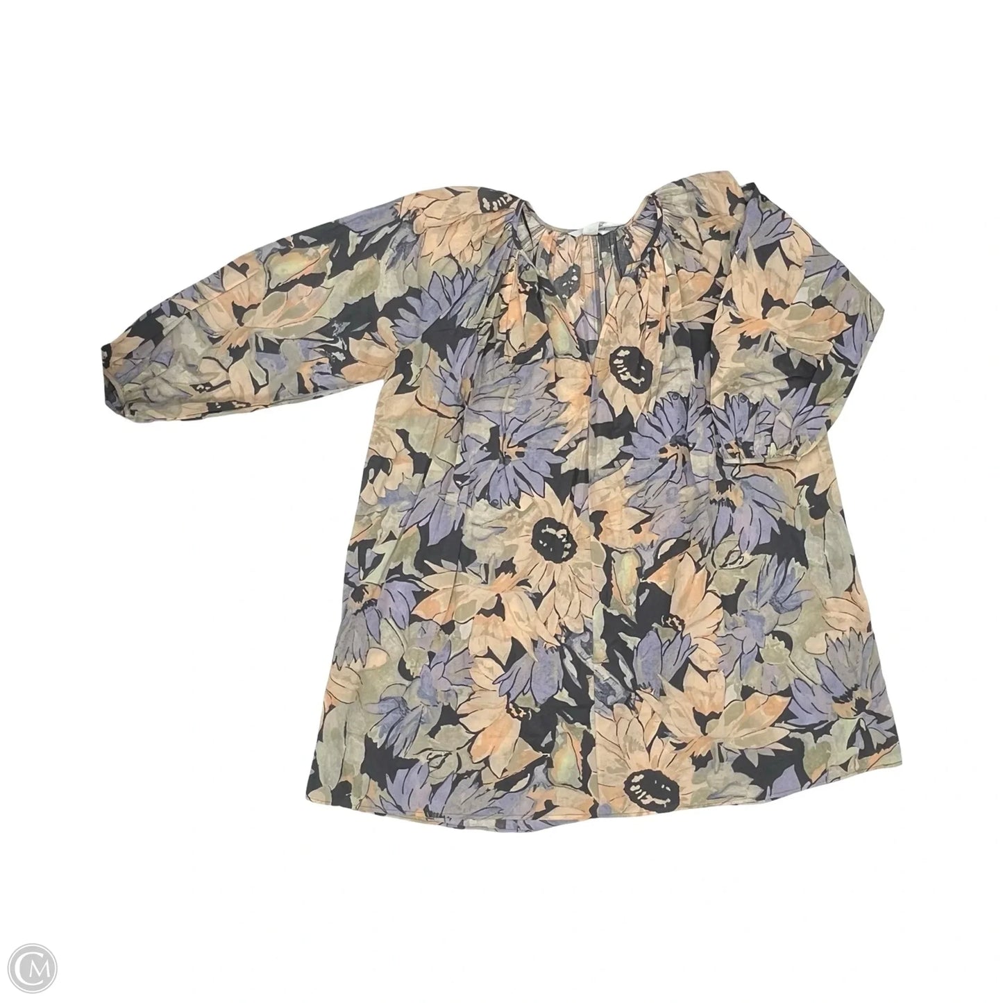 Dress Casual Short By H&m In Floral Print, Size: S