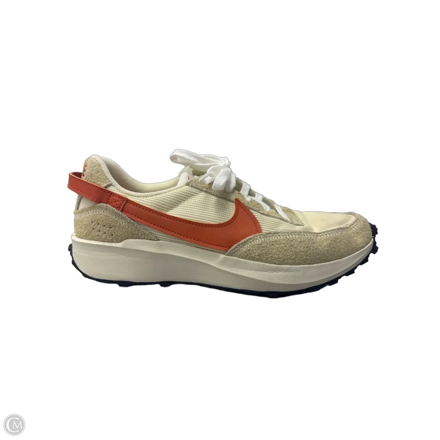 Shoes Sneakers By Nike In Cream & Orange, Size: 10