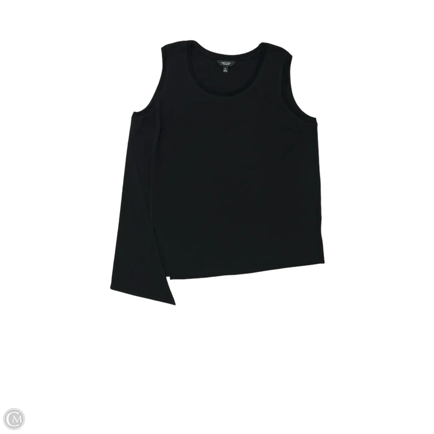 Blouse Sleeveless By Simply Vera In Black, Size: Xl