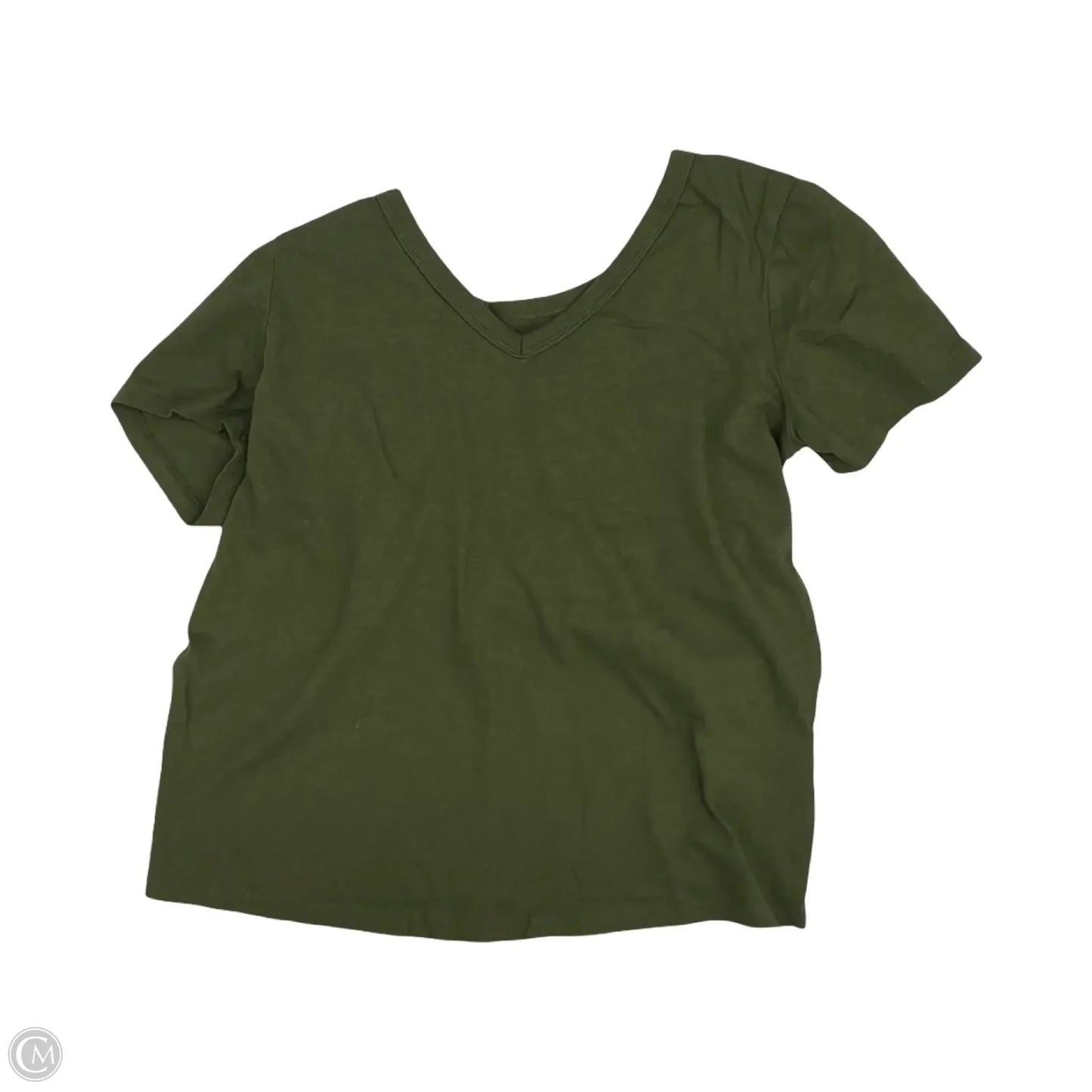 Top Short Sleeve By Old Navy In Green, Size: Xs