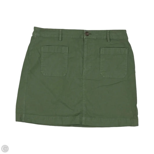 Skirt Mini & Short By J. Crew In Green, Size: 10