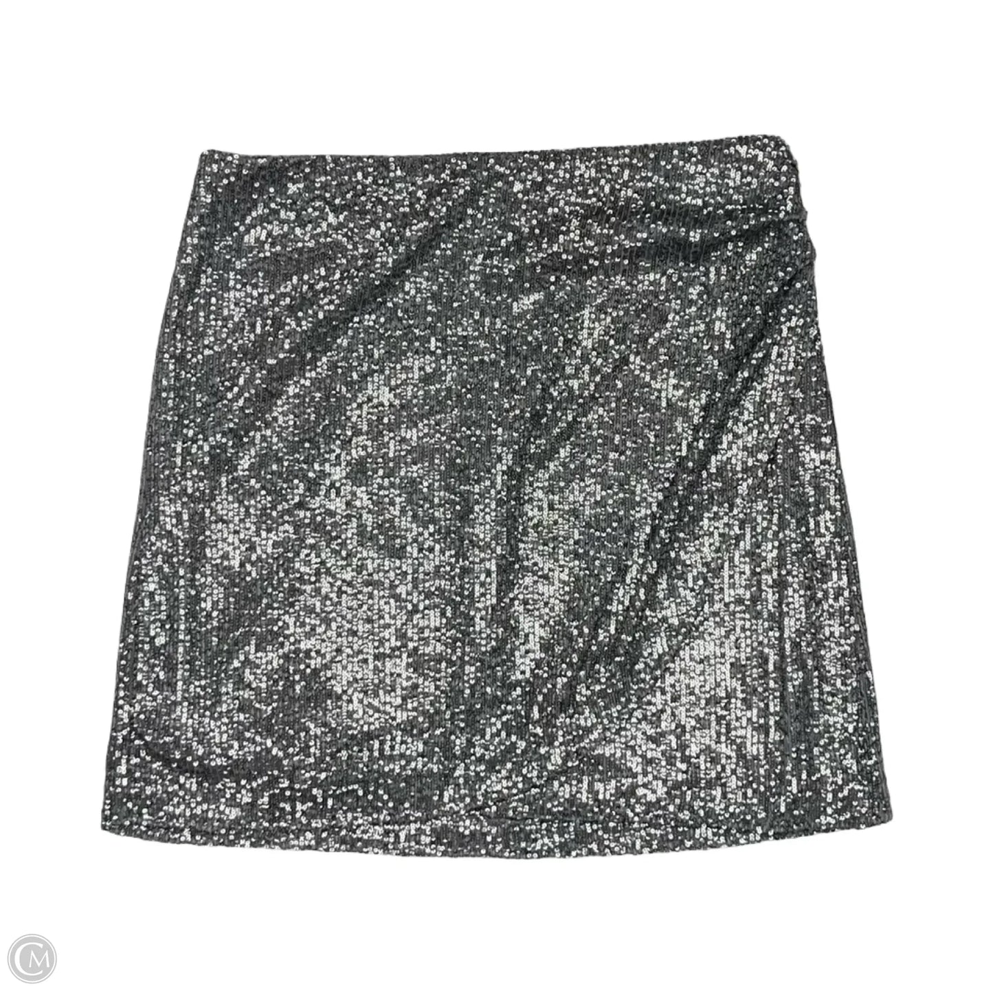 Skirt Mini & Short By Loft In Silver, Size: 10