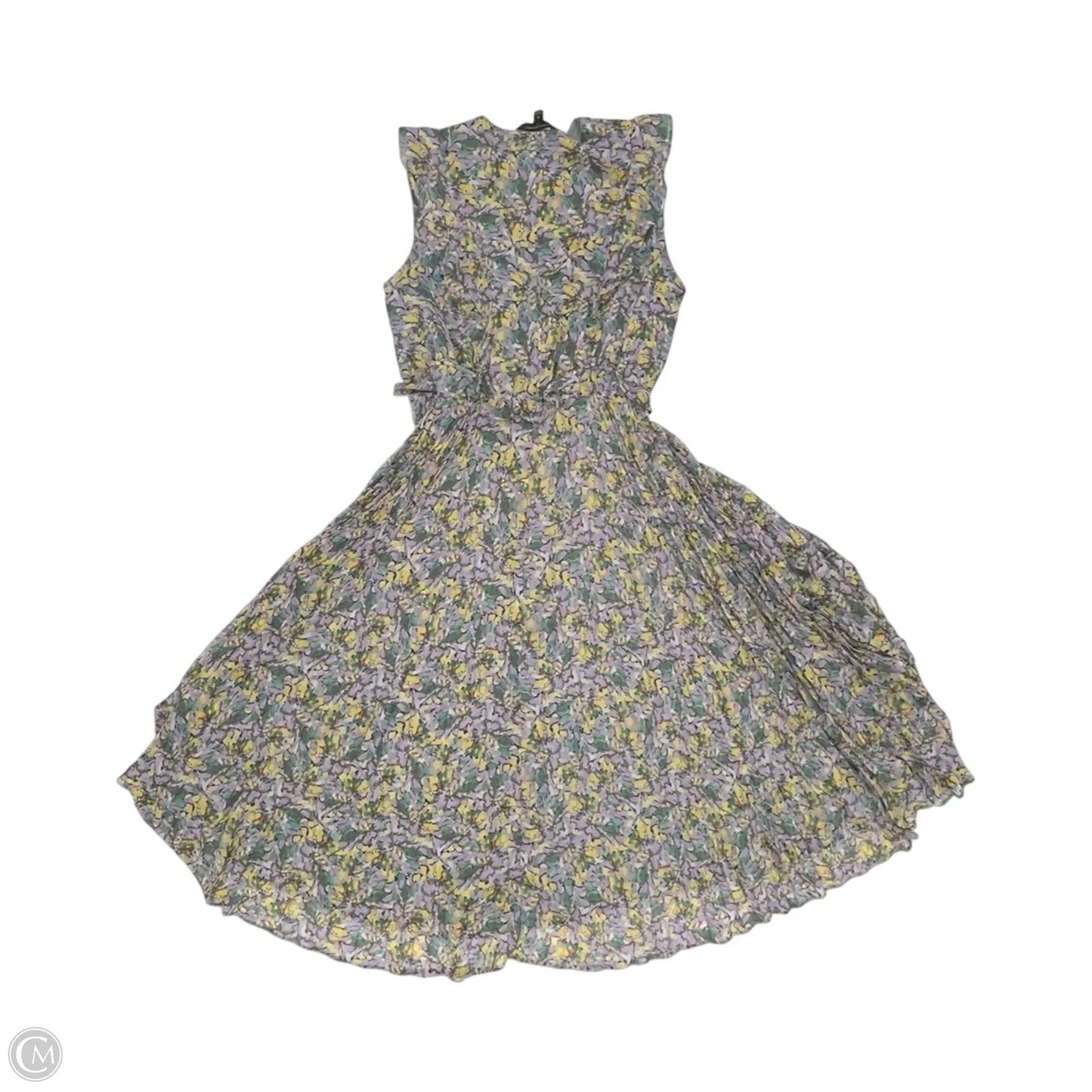 Dress Party Midi By Banana Republic In Geometric Pattern, Size: M
