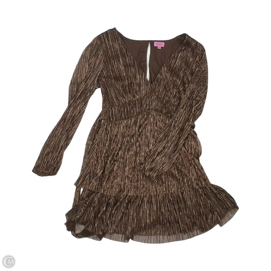 Dress Party Short By Mi Ami In Brown, Size: M