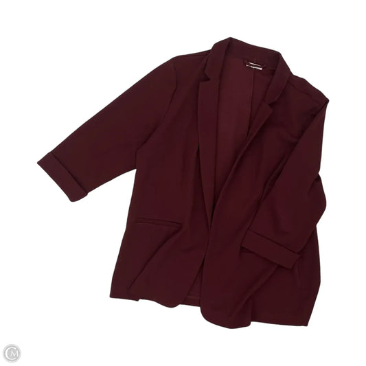 Blazer By Maurices In Red, Size: 1x