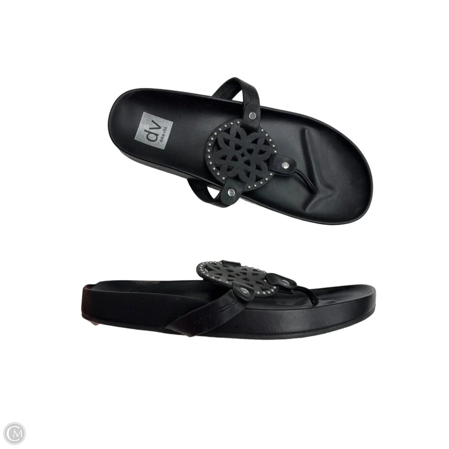 Sandals Flats By Dolce Vita In Black, Size: 8