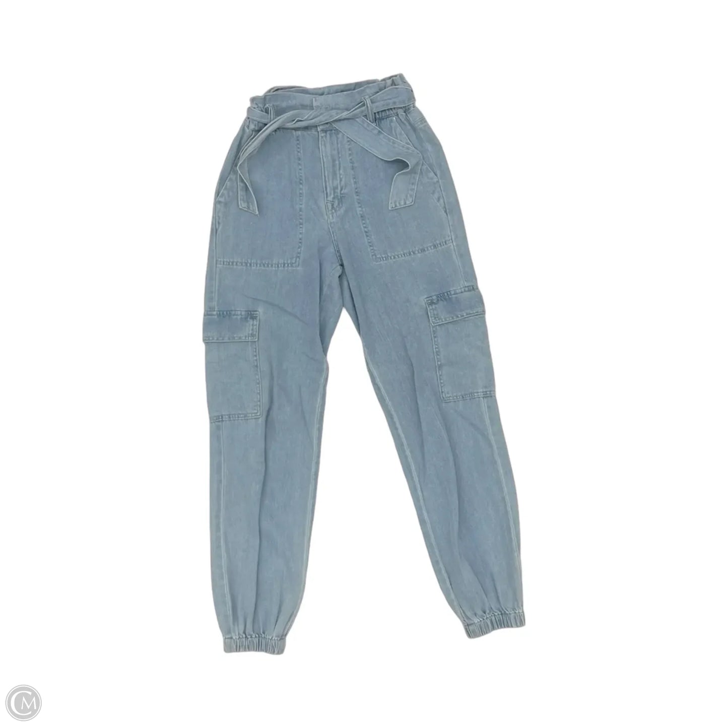 Pants Joggers By Clothes Mentor In Blue Denim, Size: S