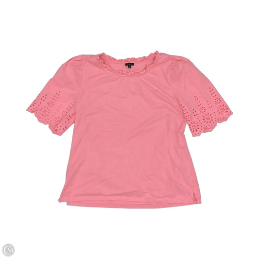 Top Short Sleeve By Talbots In Pink, Size: Xl