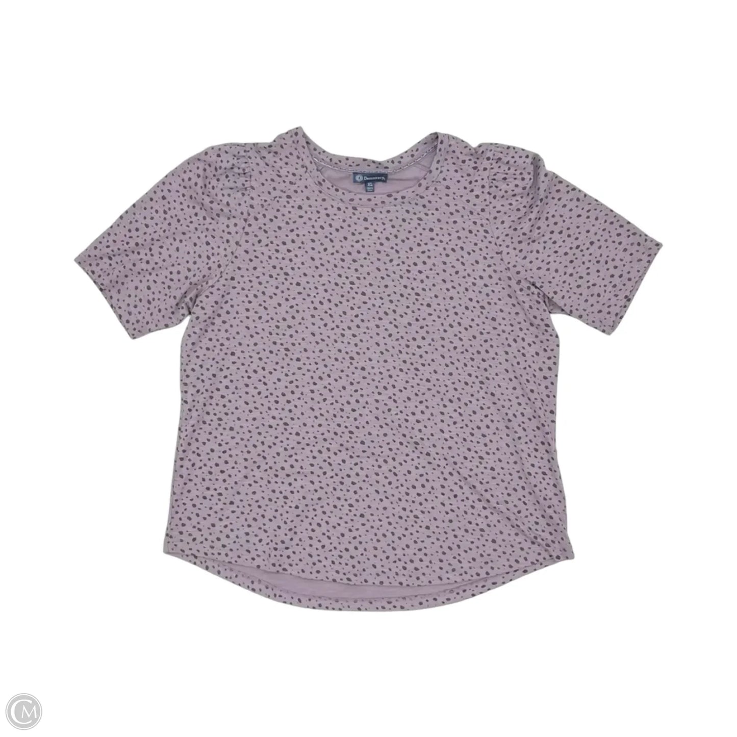 Blouse Short Sleeve By Democracy In Purple, Size: Xl
