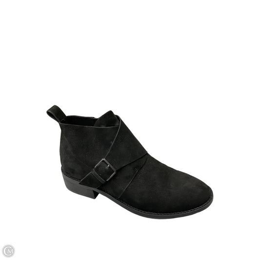 Boots Leather By Eileen Fisher In Black, Size: 8.5