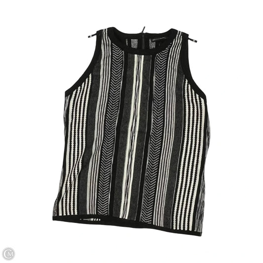 Top Sleeveless By White House Black Market In Black & Cream, Size: L