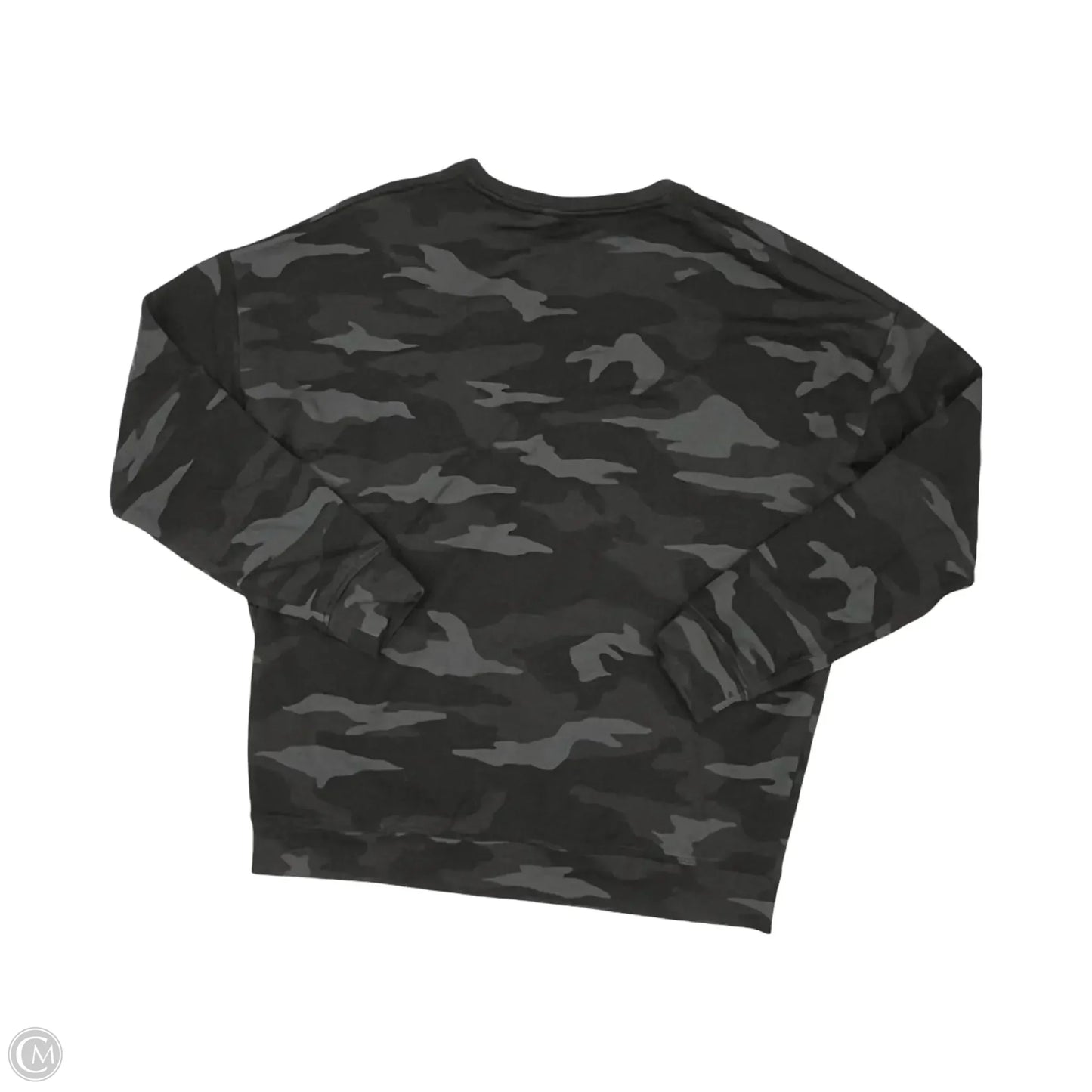 Athletic Top Long Sleeve Collar By Athleta In Camouflage Print, Size: S
