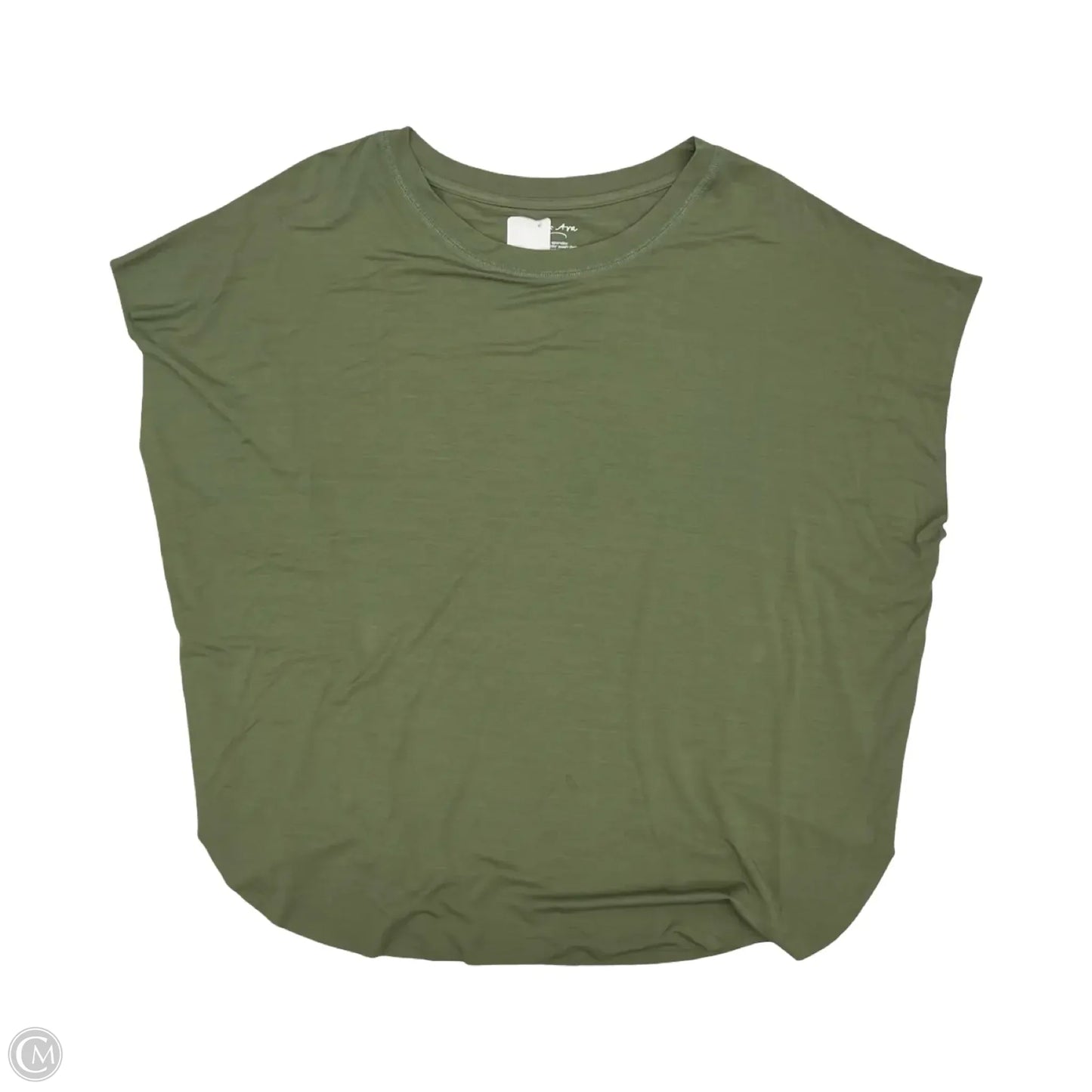 Top Short Sleeve By Anna & Ava In Green, Size: L