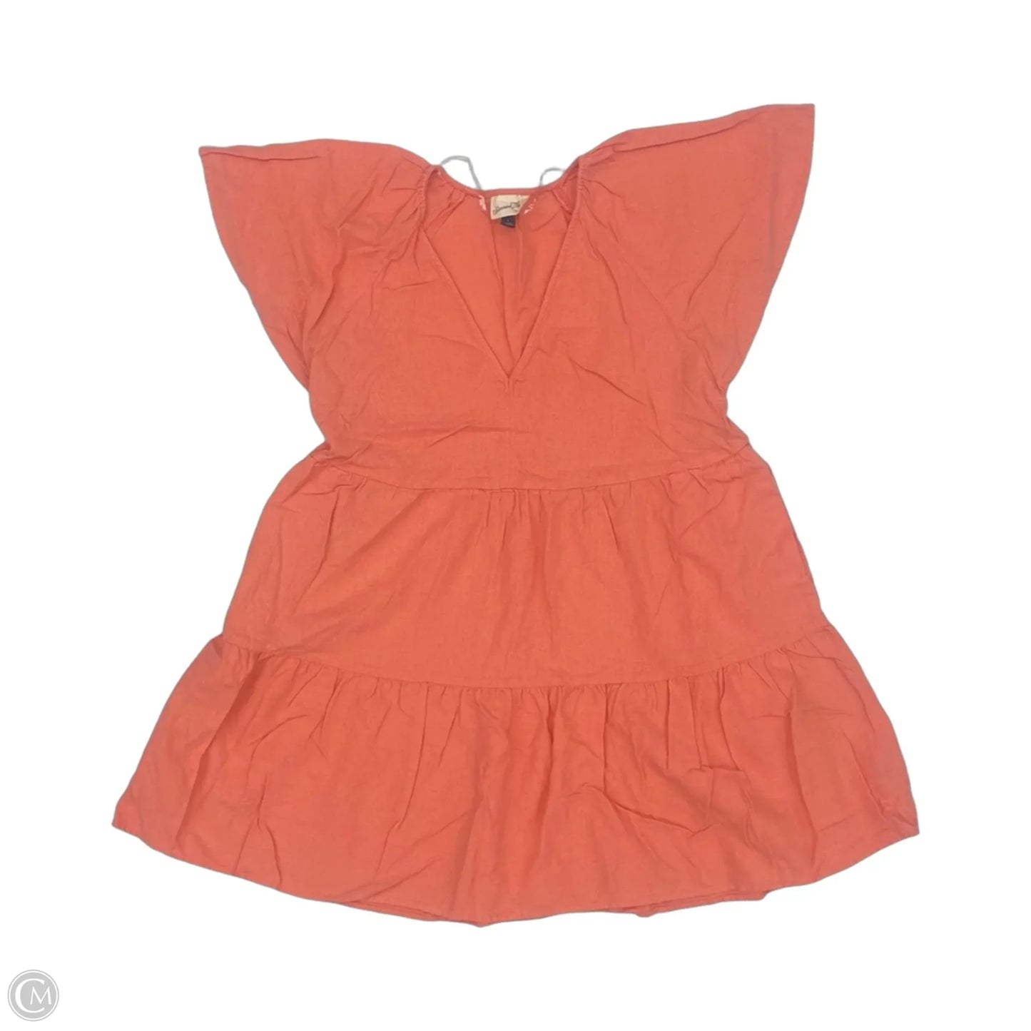 Dress Casual Short By Universal Thread In Orange, Size: L
