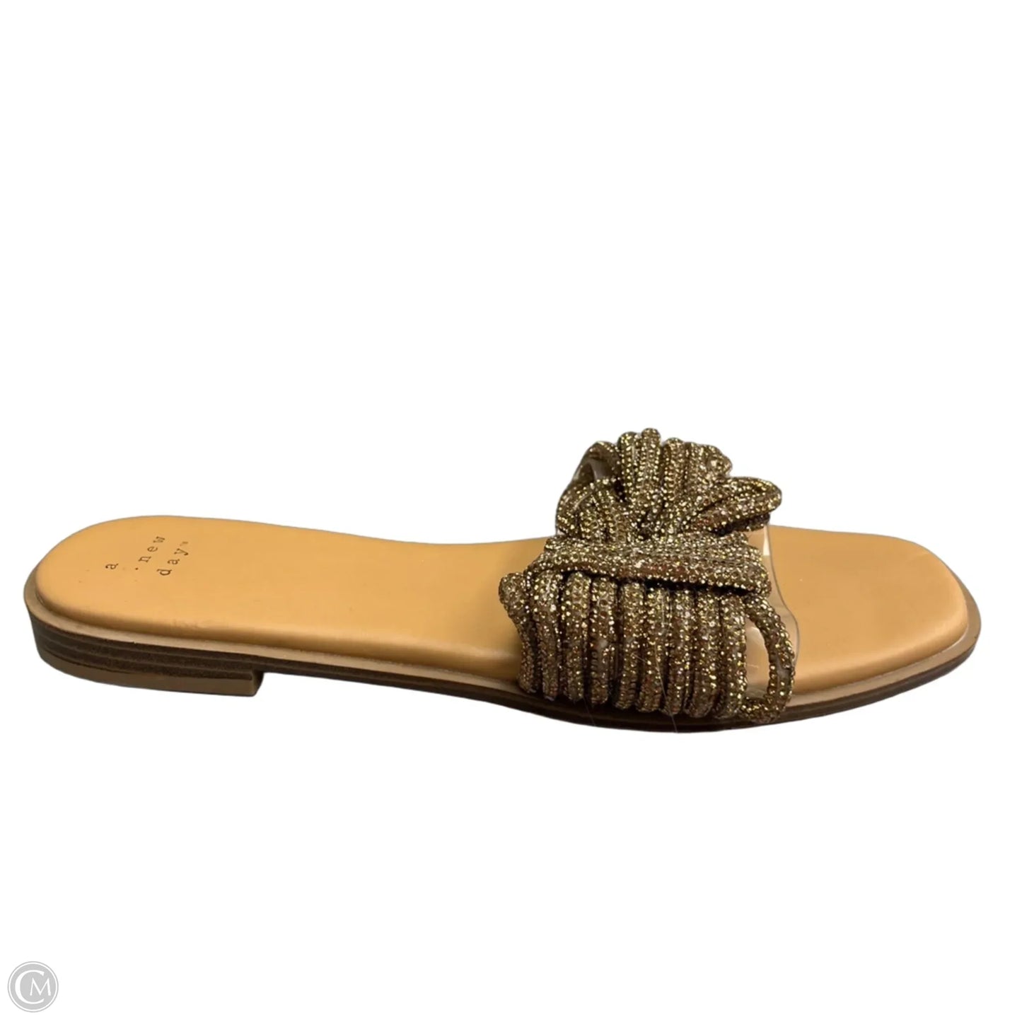 Sandals Flats By A New Day In Gold, Size: 9