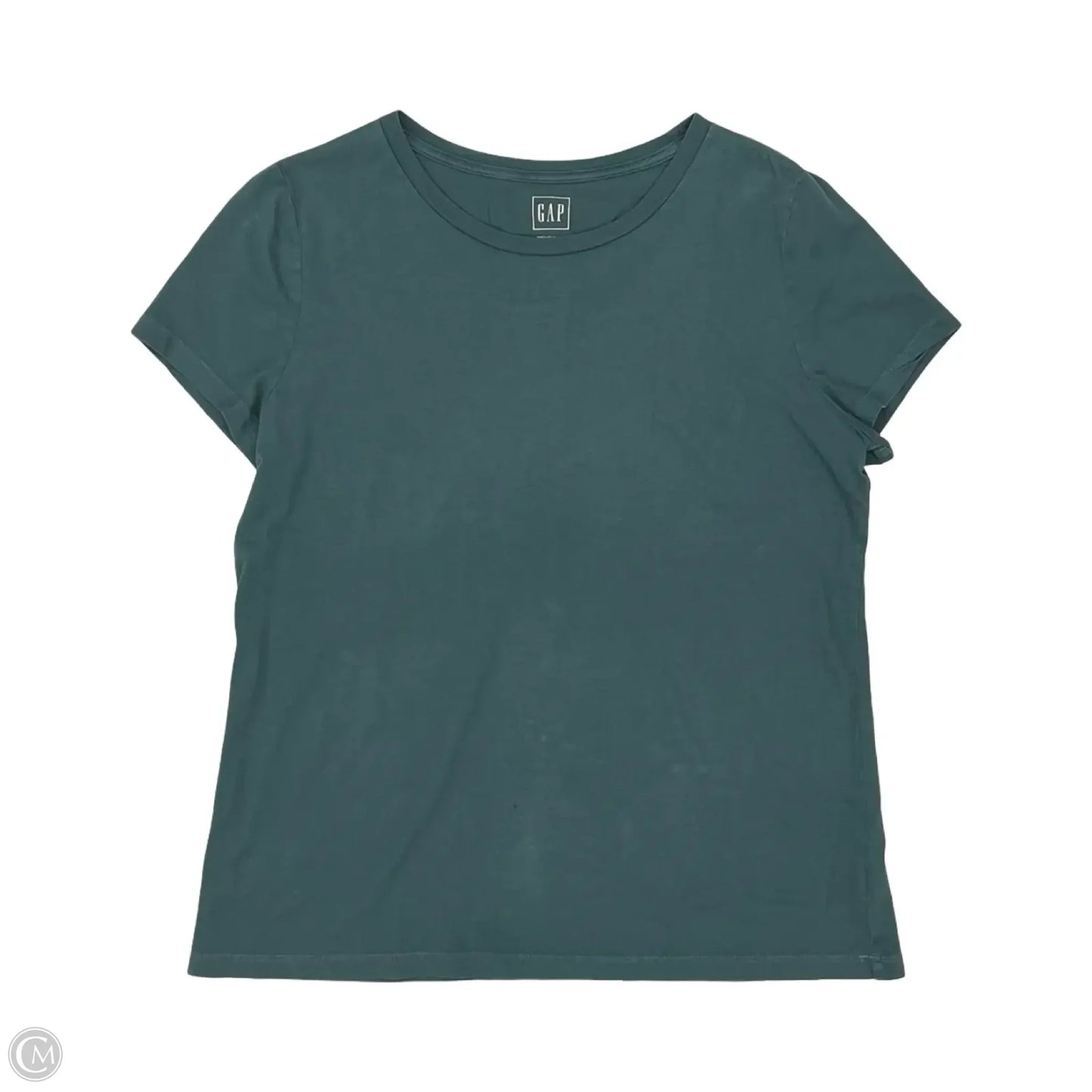 Top Short Sleeve By Gap In Green, Size: L