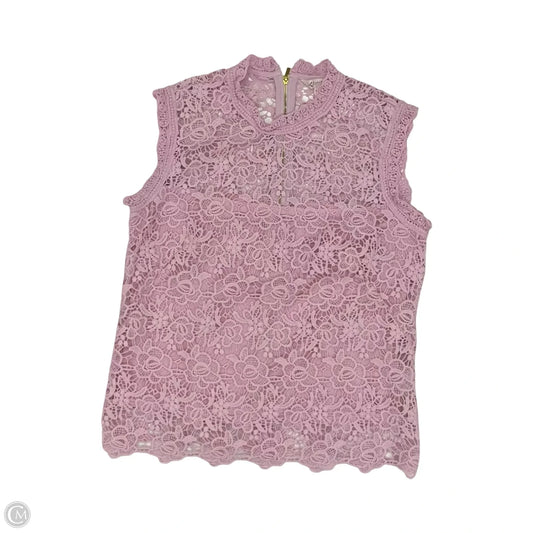 Blouse Short Sleeve By Nanette By Nanette Lepore In Pink, Size: M