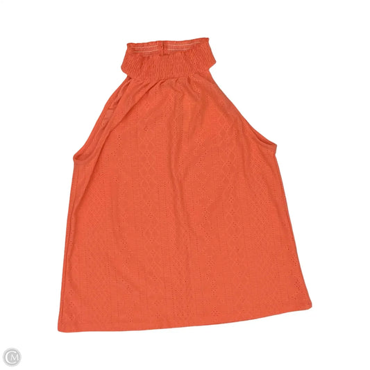 Blouse Sleeveless By Ny Collection In Orange, Size: 1x