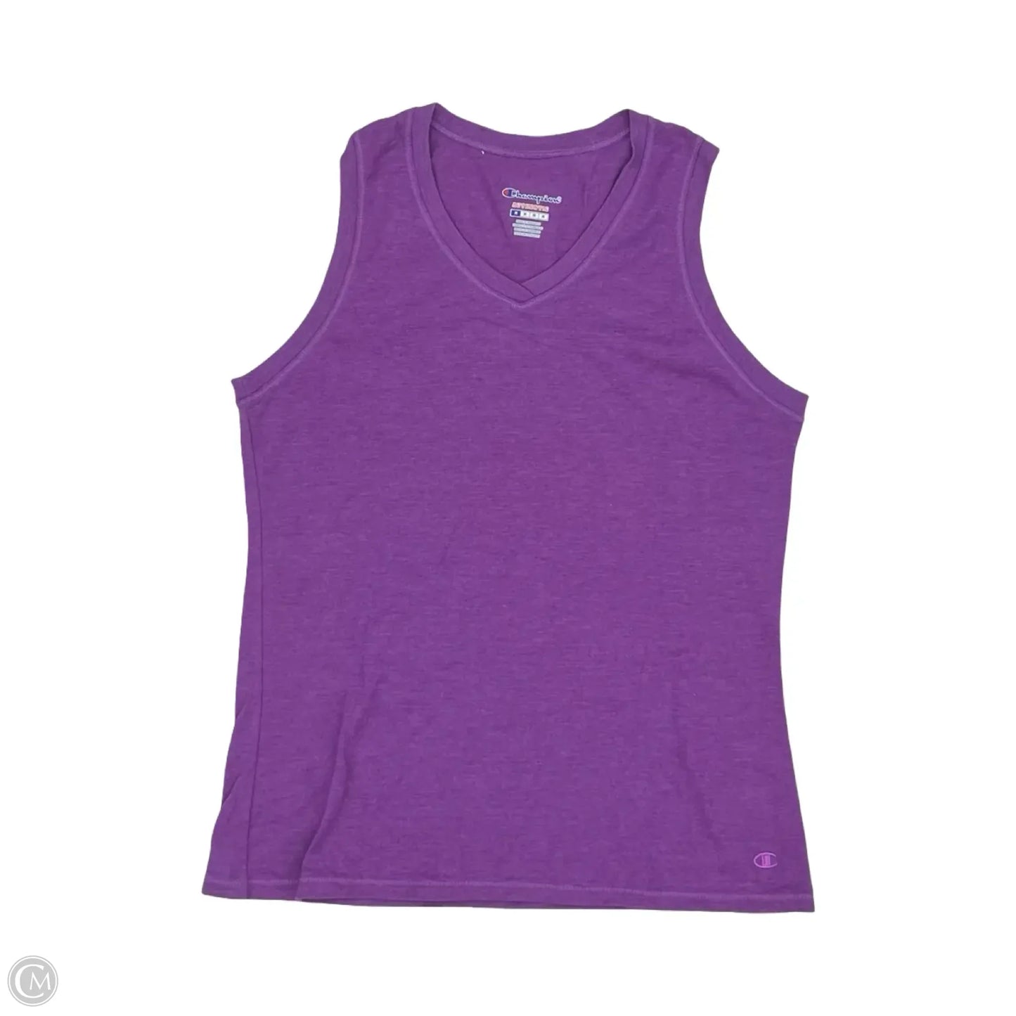 Athletic Tank Top By Champion In Purple, Size: M
