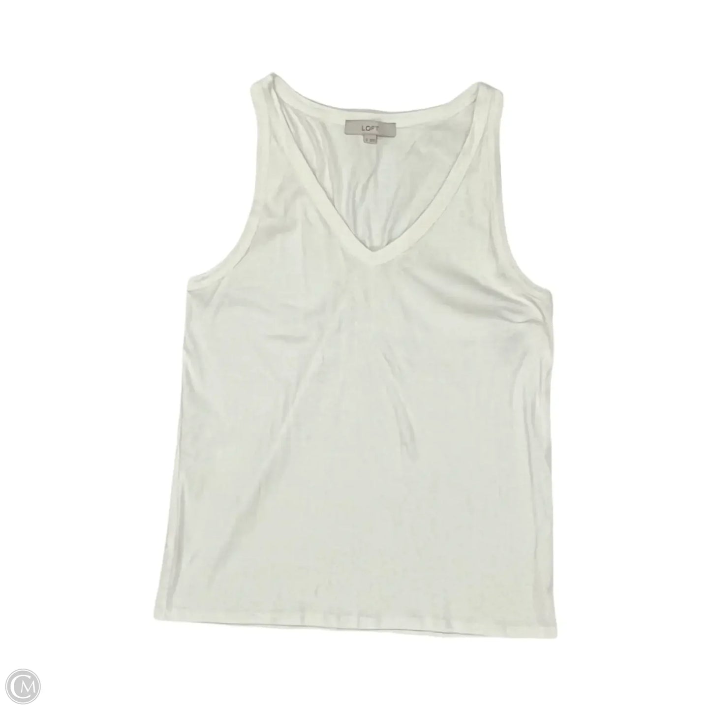 Tank Top By Loft In White, Size: Xl