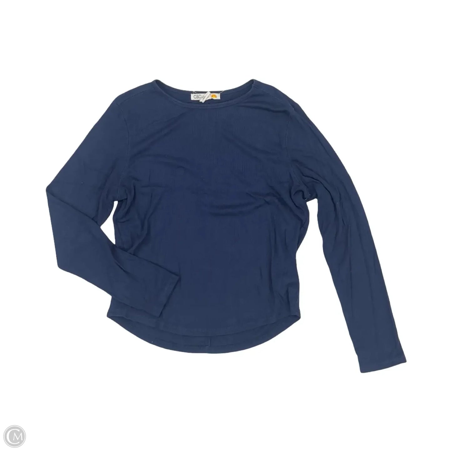 Top Long Sleeve By C And C In Navy, Size: L