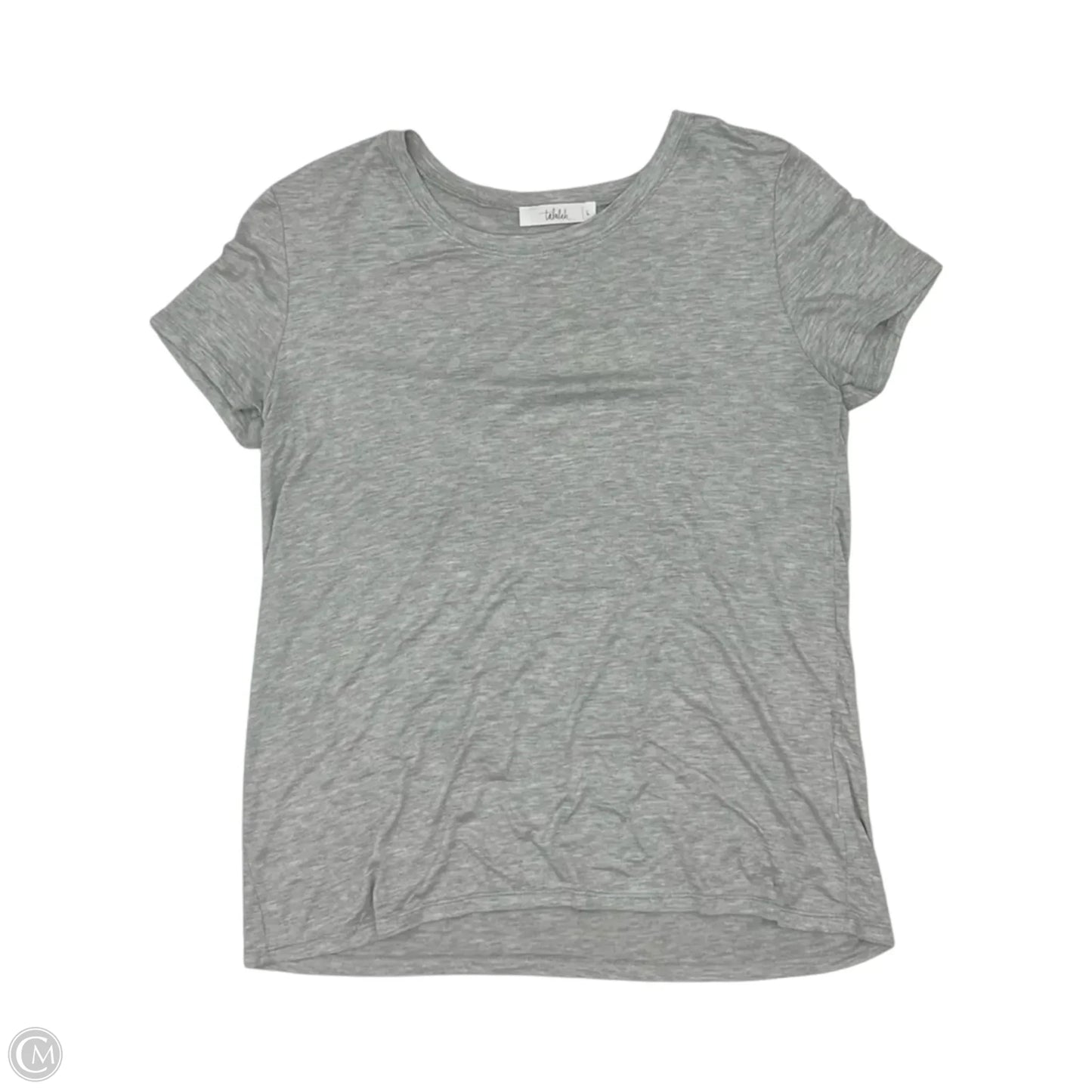 Top Short Sleeve By Talulah In Grey, Size: L