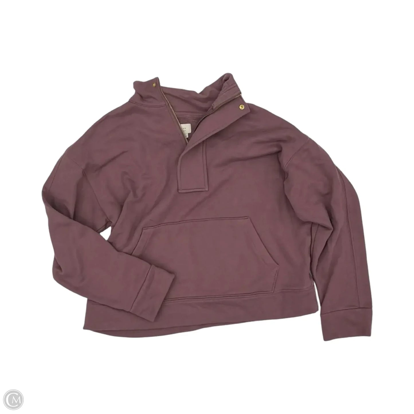Sweatshirt Collar By A New Day In Purple, Size: M