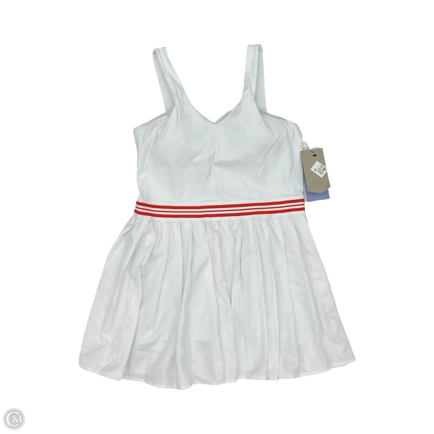 Athletic Dress By Avia In Red & White, Size: M