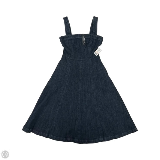 Dress Casual Midi By Steve Madden In Blue Denim, Size: 2