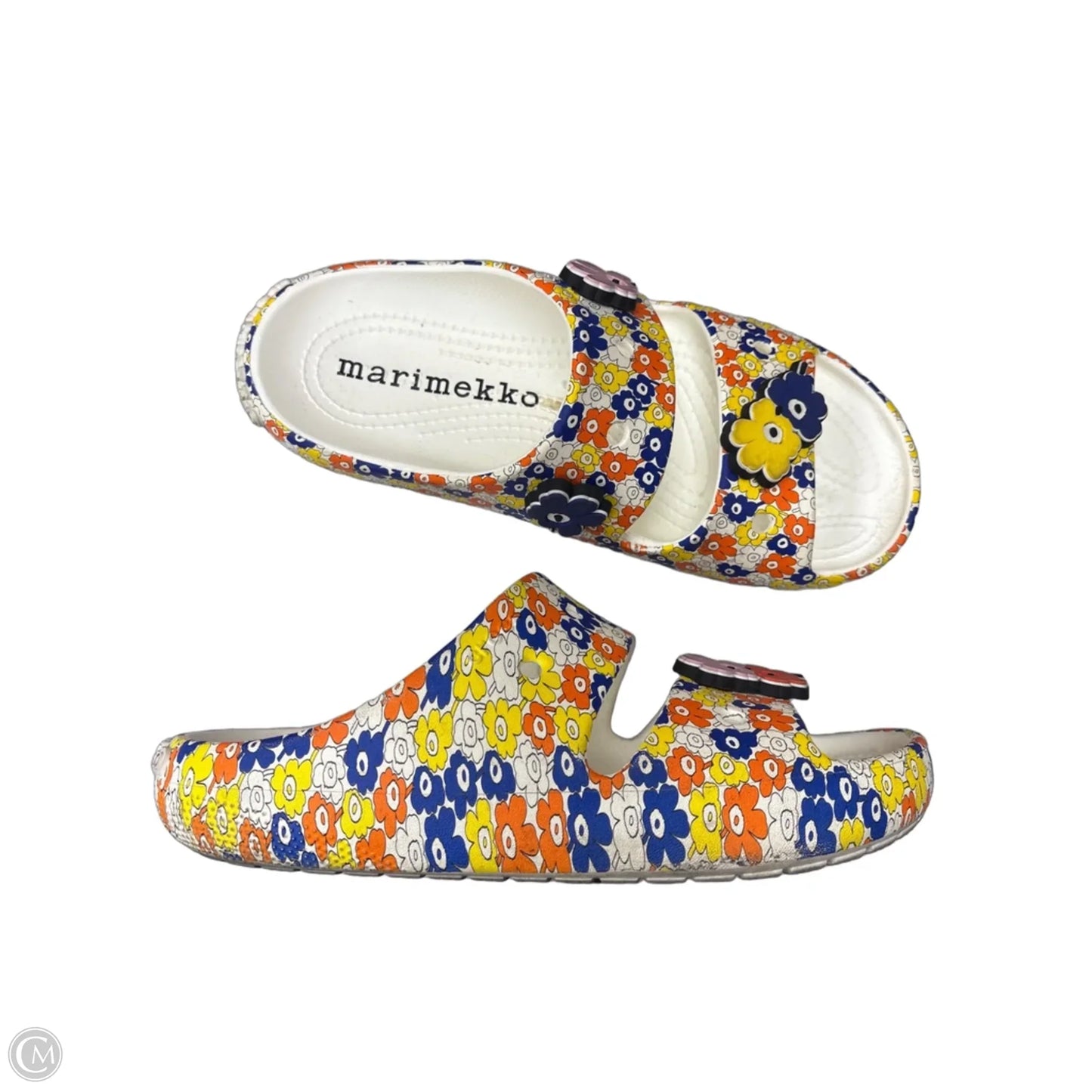 Sandals Flats By Marimekko In Floral Print, Size: 8