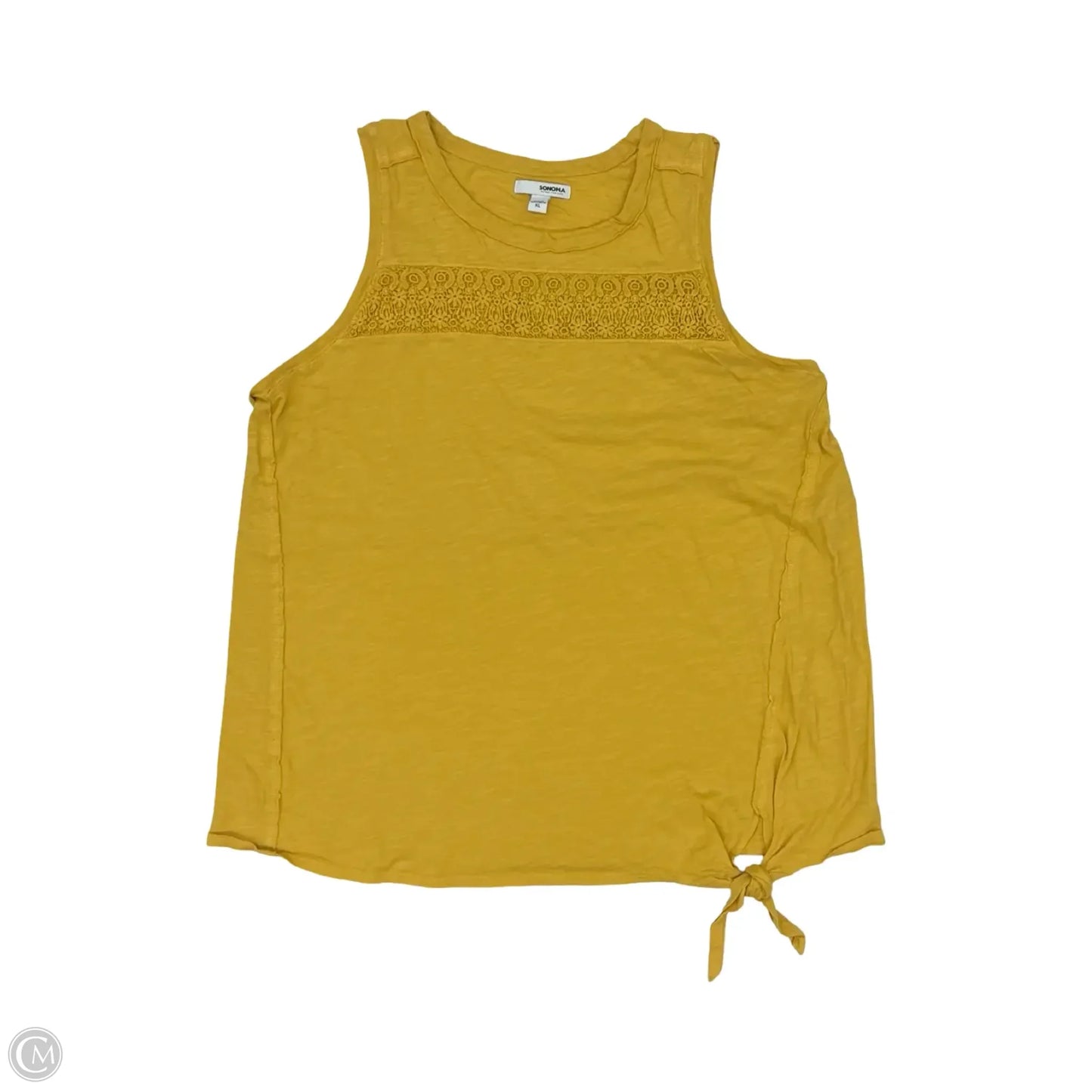 Tank Top By Sonoma In Yellow, Size: Xl