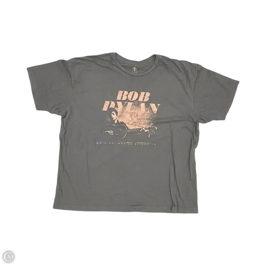 Top Short Sleeve By Life In Grey, Size: Xxl