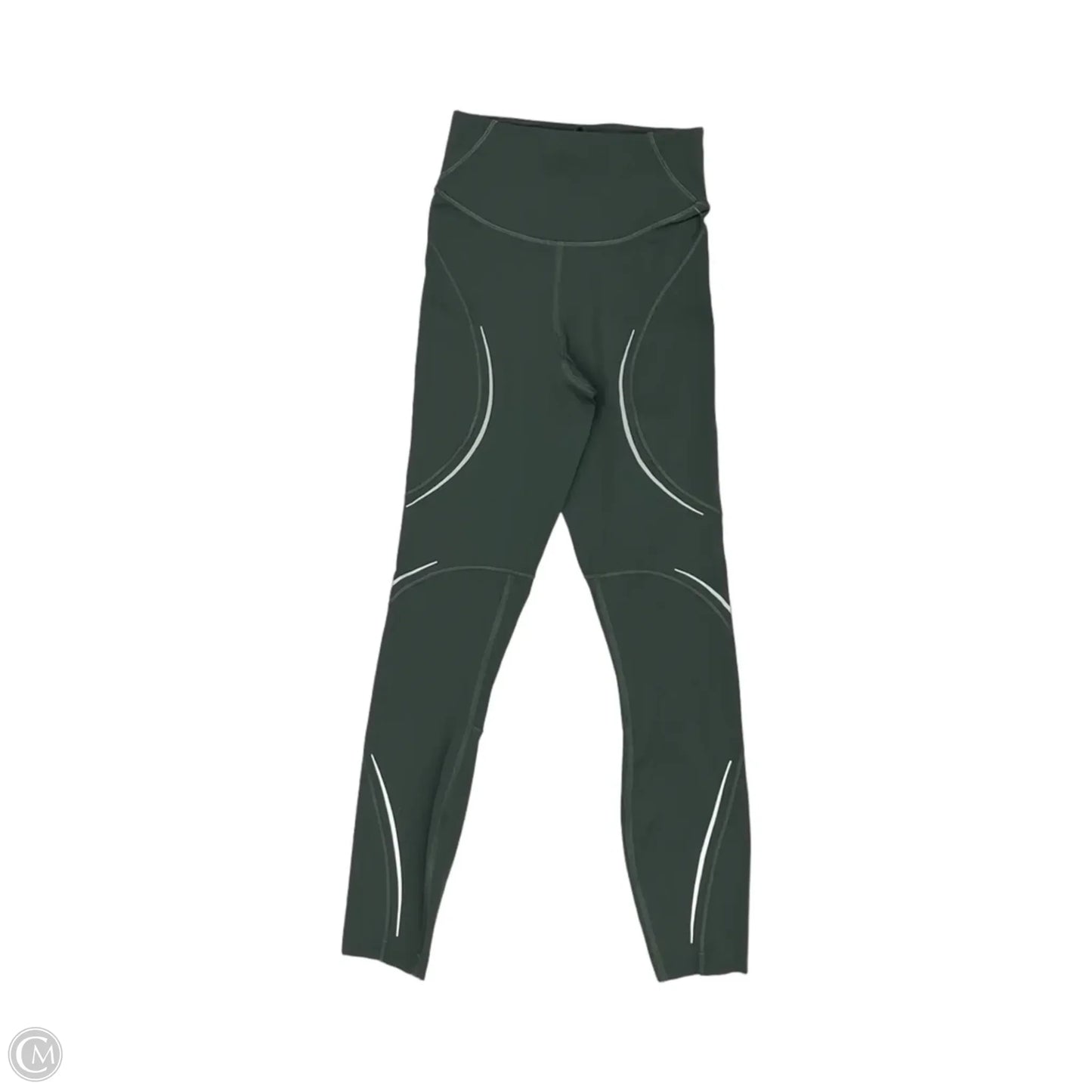 Athletic Leggings By Lululemon In Green, Size: Xs
