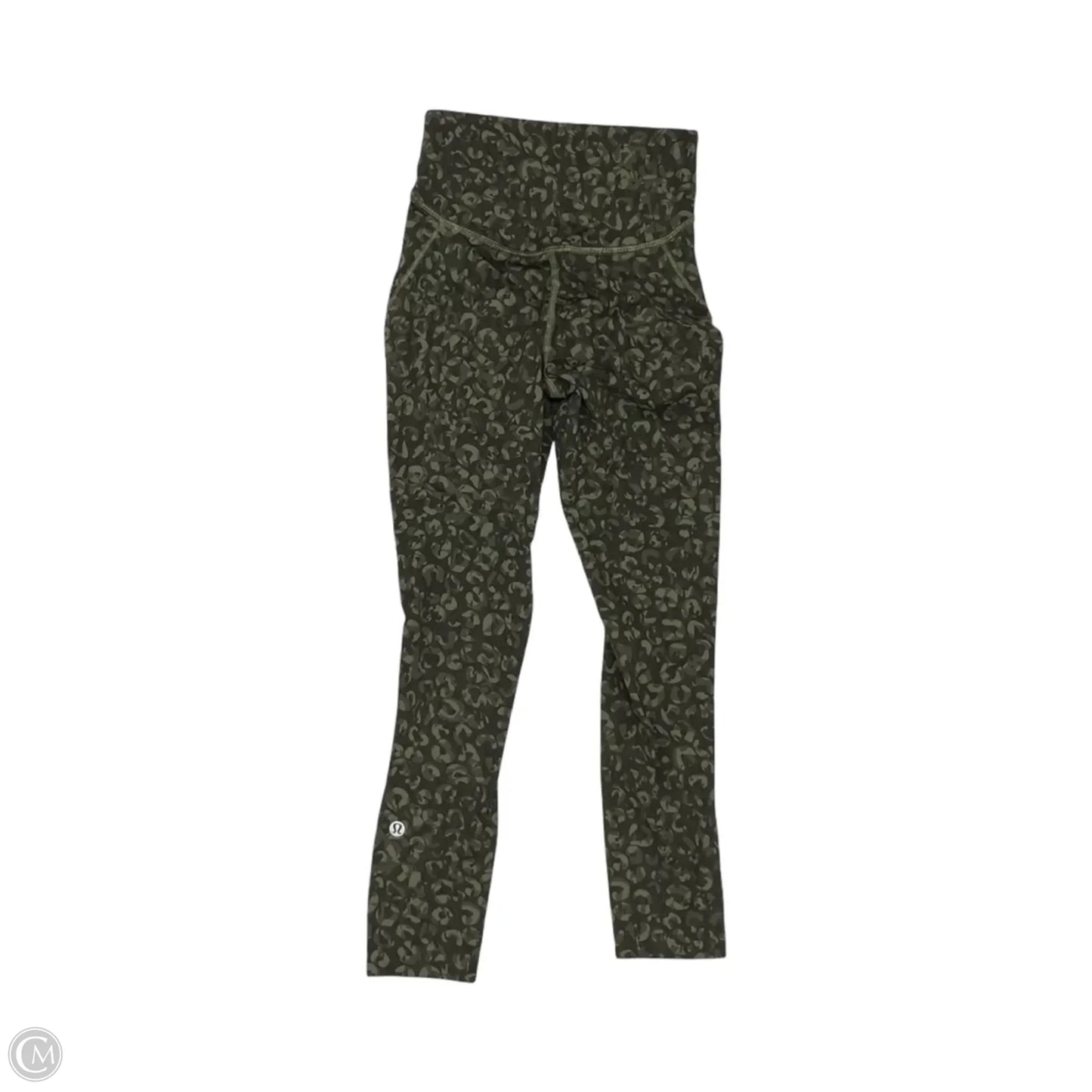 Athletic Leggings Capris By Lululemon In Green, Size: Xs