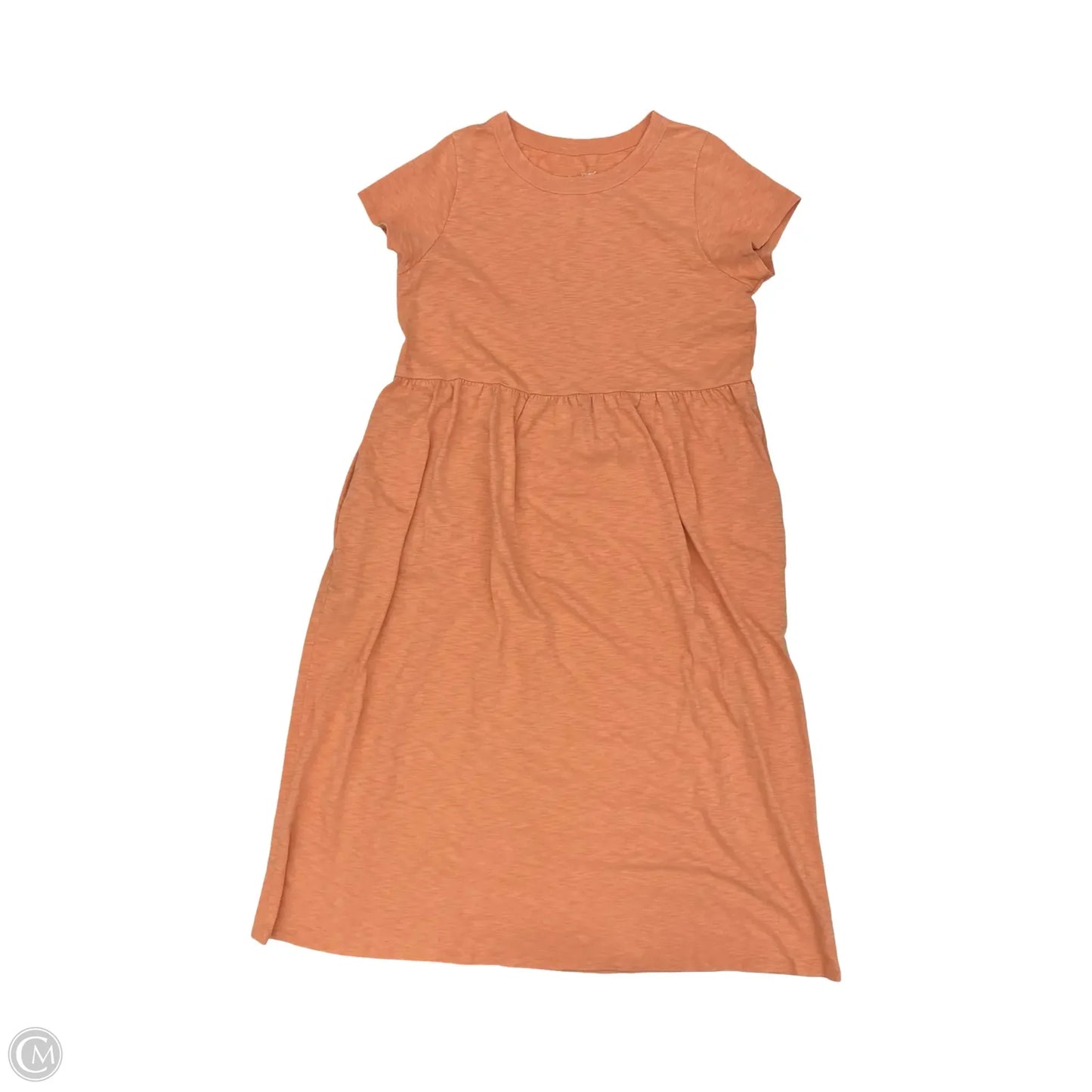 Dress Casual Midi By Universal Thread In Orange, Size: L