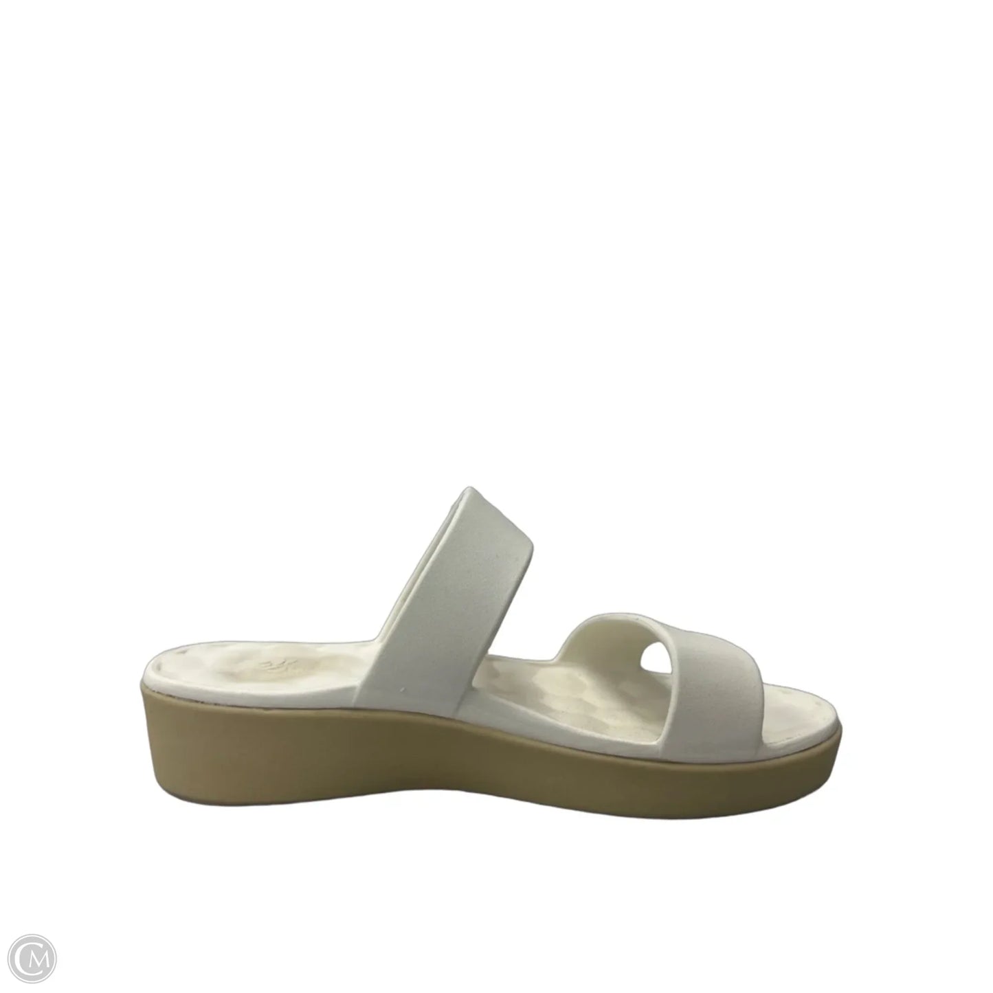 Sandals Flats By Clothes Mentor In Cream, Size: 9