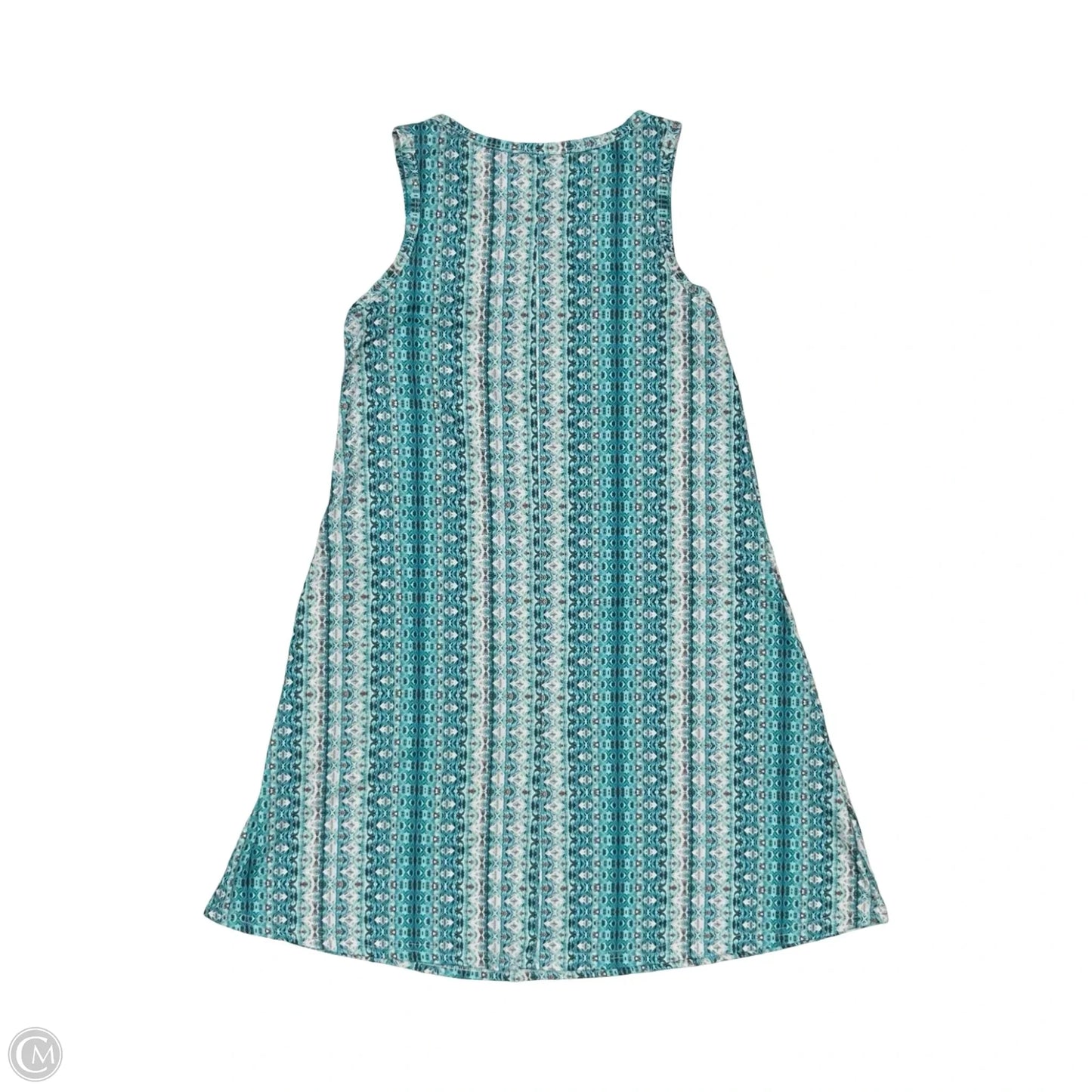 Dress Casual Short By Cmf In Blue & Brown, Size: S