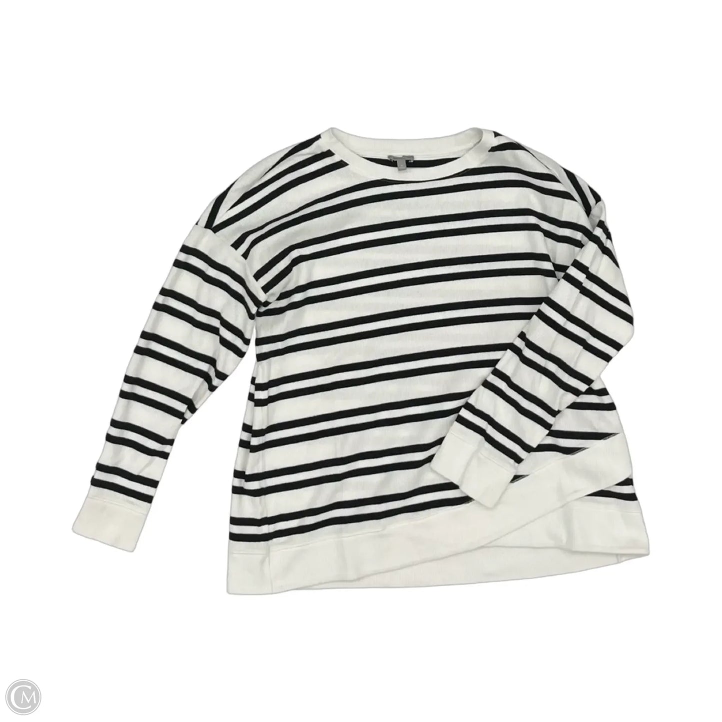 Top Long Sleeve By Talbots In Striped Pattern, Size: Xl