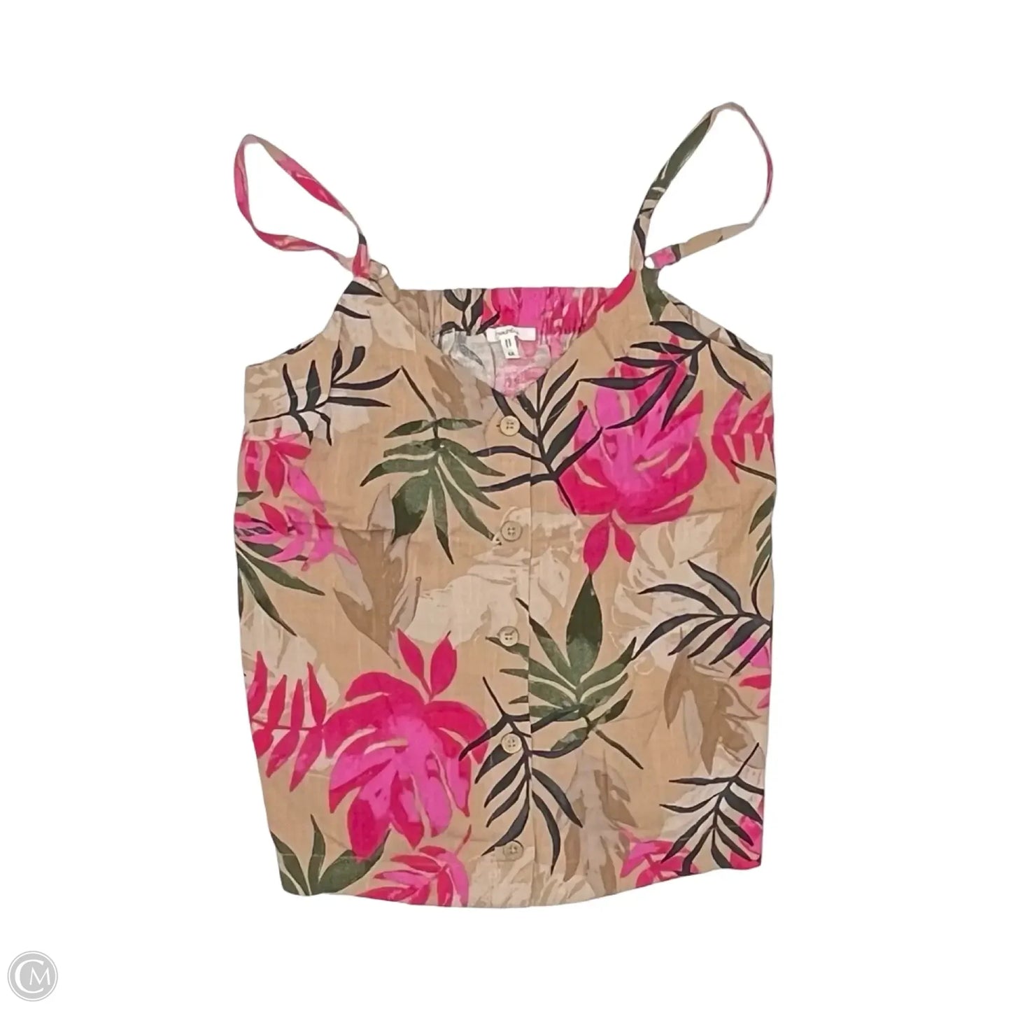 Blouse 3/4 Sleeve By Maurices In Floral Print, Size: M